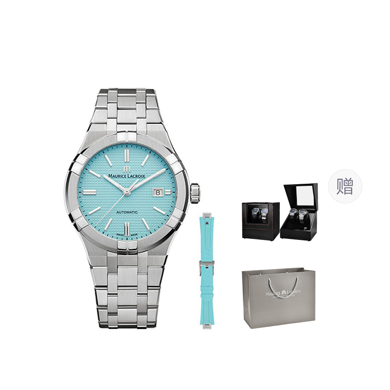 

Maurice Lacroix Часы Automatic Mechanical Movement Men's Watch Watch 39mm Green Dial, Blue Dial