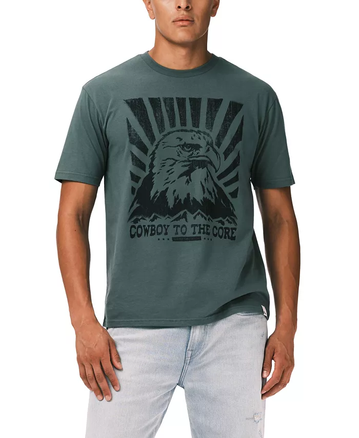 

Мужская футболка Trelan Regular Fit Buffalo David Bitton, зеленый