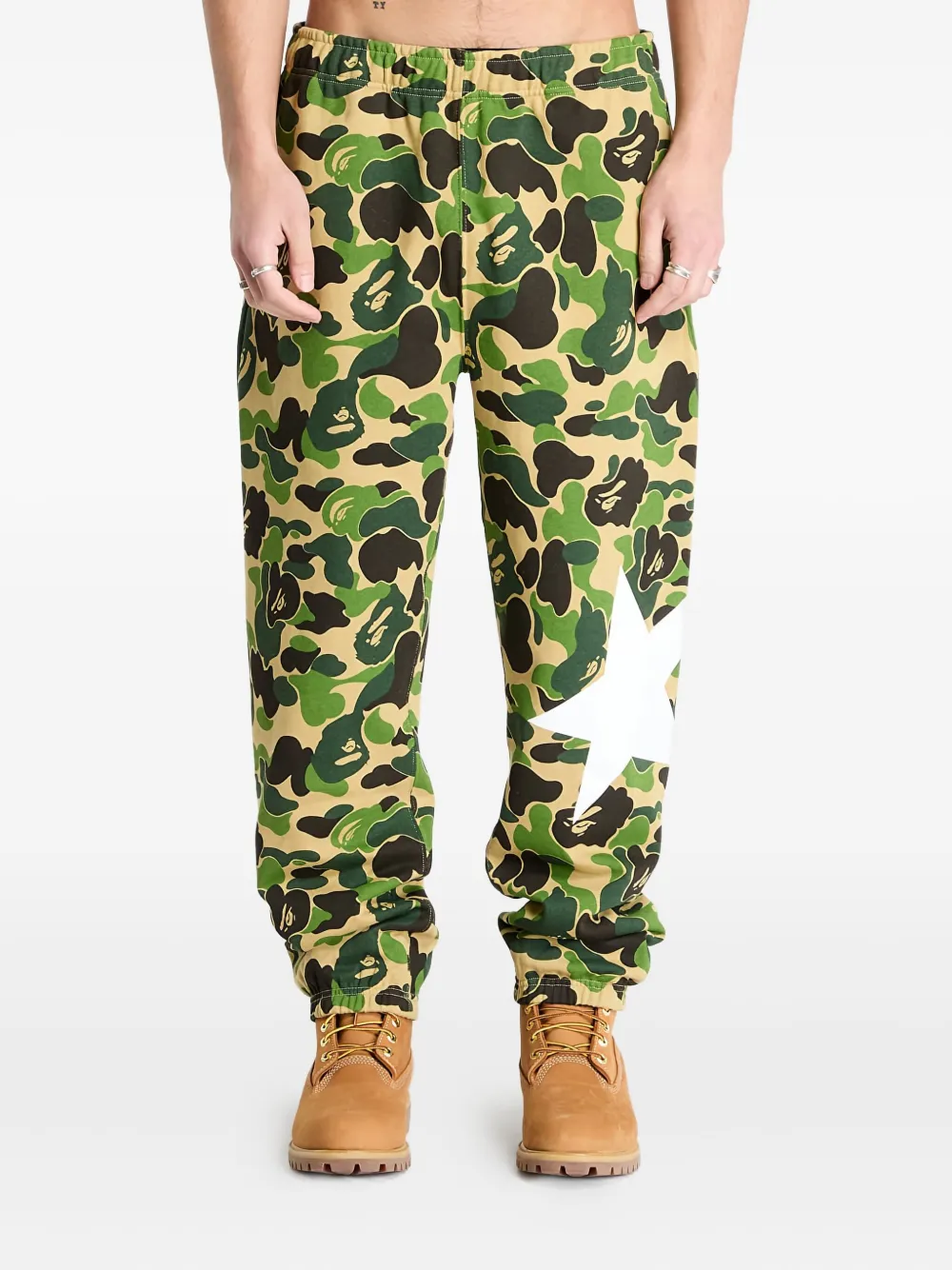 

Спортивные брюки abc camo star A BATHING APE, зеленый