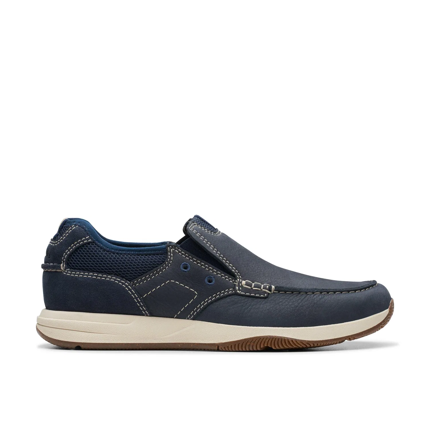 Мужские лоферы Clarks Sailview Step Navy Nubuck, синий