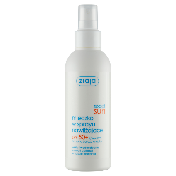 

Увлажняющий лосьон-спрей для тела spf50+, 170 мл Ziaja Sopot sun