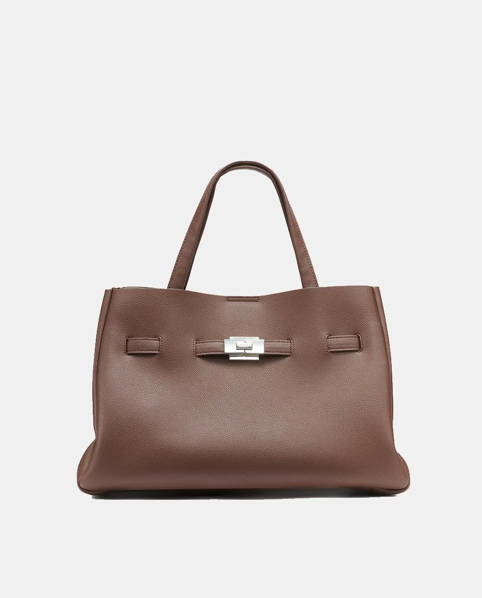 

Сумка-сатчел BRYAR DKNY, коричневый