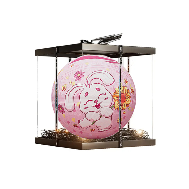 

LINING Резиновый баскетбольный мяч pink rabbit тренировочный матчевый unisex