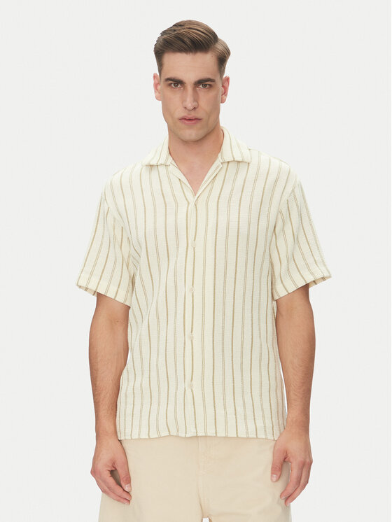 

Свободная рубашка Coba 12271060 Jack&Jones, бежевый