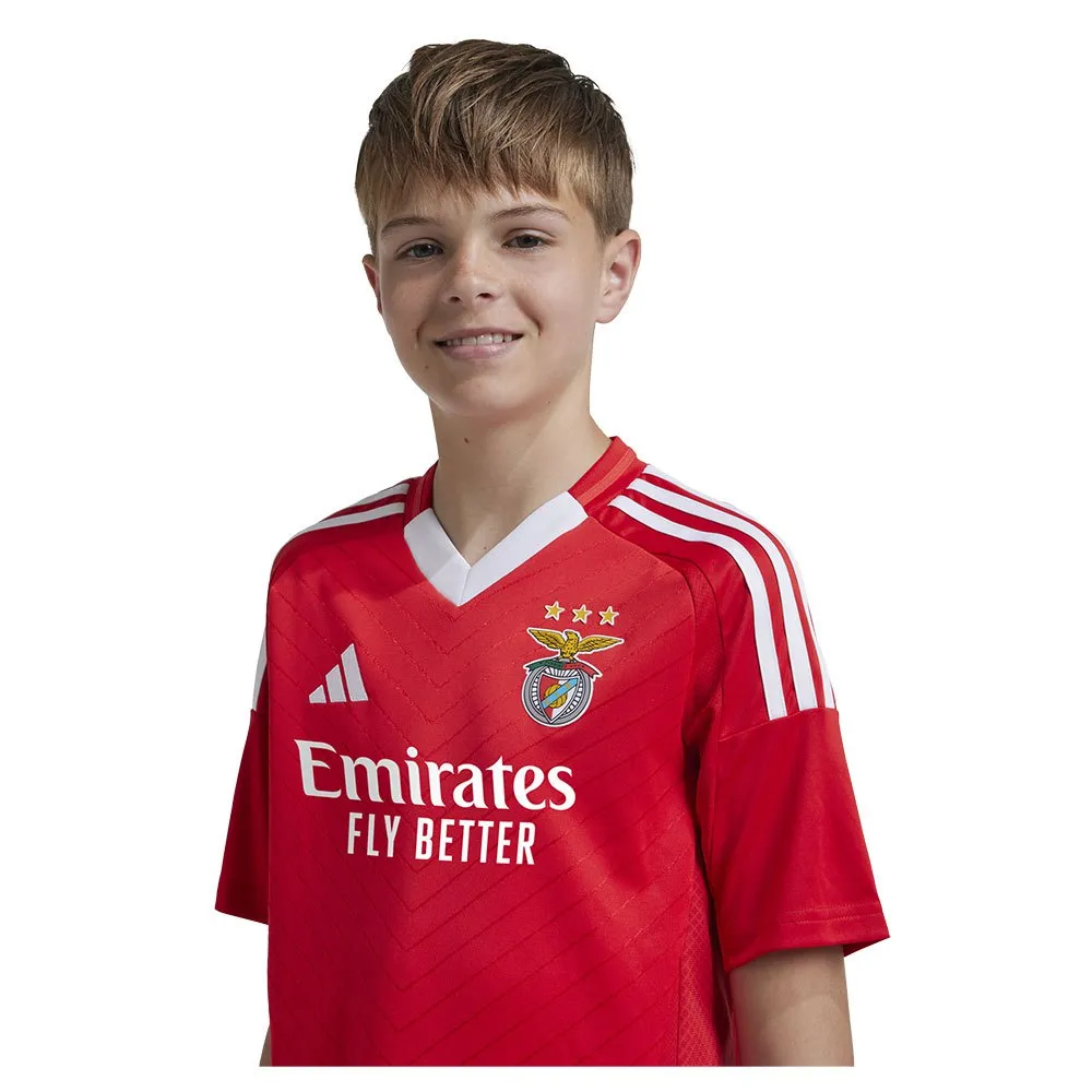 Футболка с коротким рукавом adidas Benfica 24/25 home junior, красный — фото 3