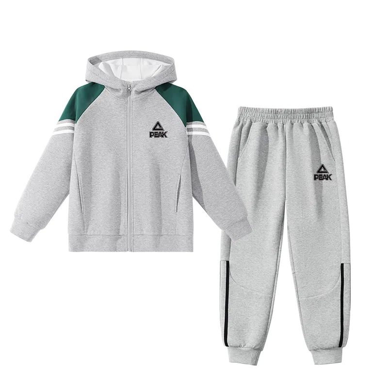 Спортивный костюм детский PEAK Light Heather Gray