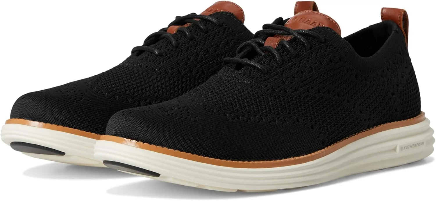 Мужские оксфордские туфли Cole Haan Original Grand Remastered Stitchlite, черный — фото 3