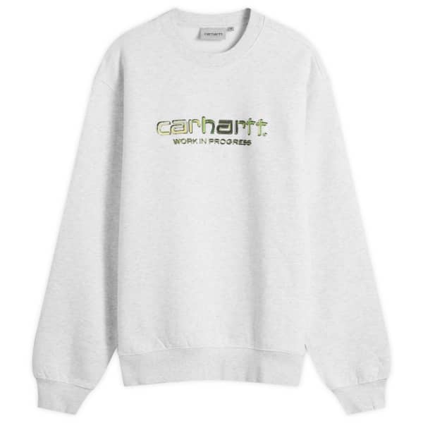 

Толстовка Solar Chrome Carhartt Wip, цвет ash heather