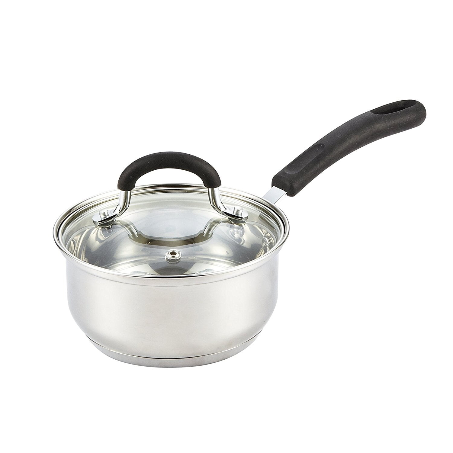 

Соусник с крышкой из нержавеющей стали Cook N Home 1 литр, серебристый