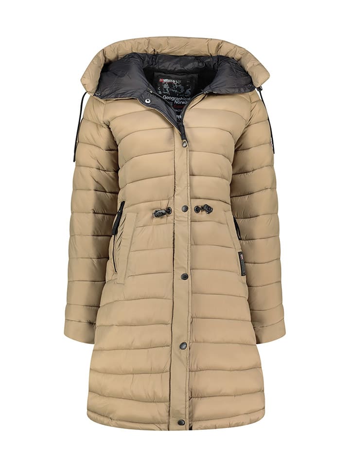 

Geographical Norway Зимнее пальто «Батига» бежевого цвета