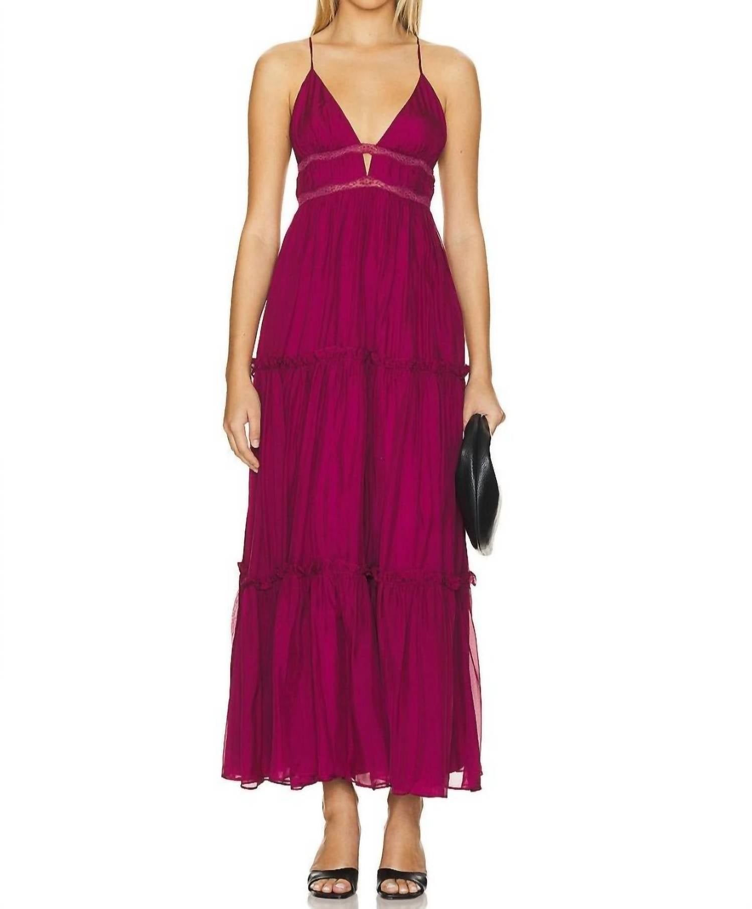 

Платье-макси Heather в цвете Calla Lilly Cami NYC