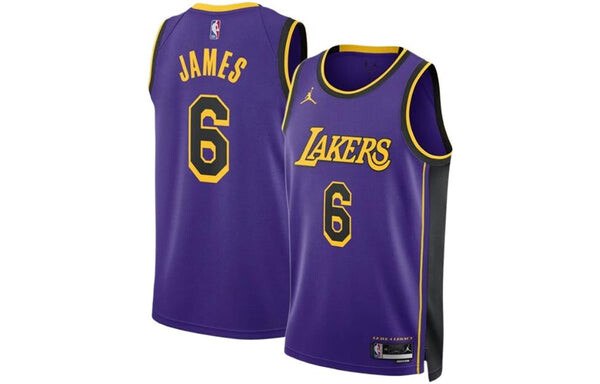 Майка Nike Dri-FIT NBA Los Angeles Lakers Lebron James Statement Edition 2022/23 Swingman Jersey — фото 3