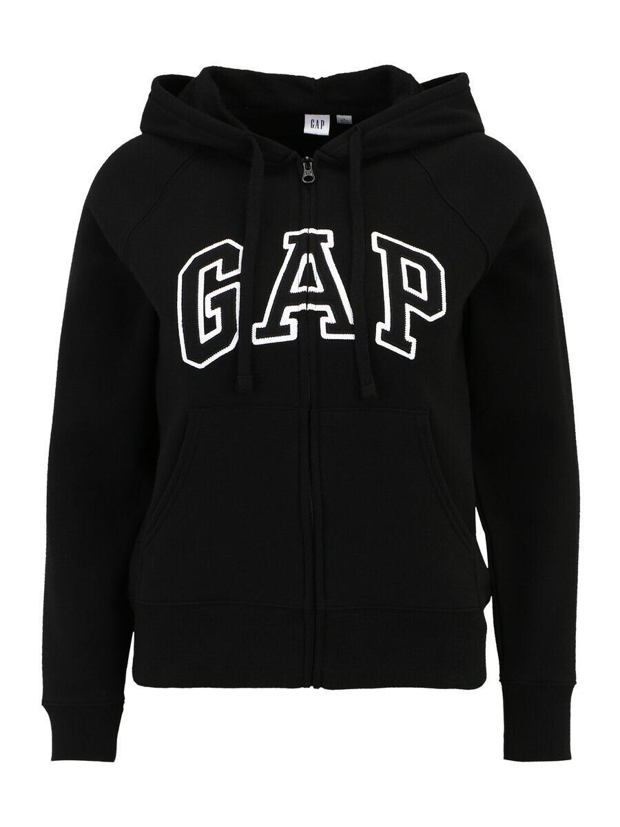 

Худи на молнии Gap, черный