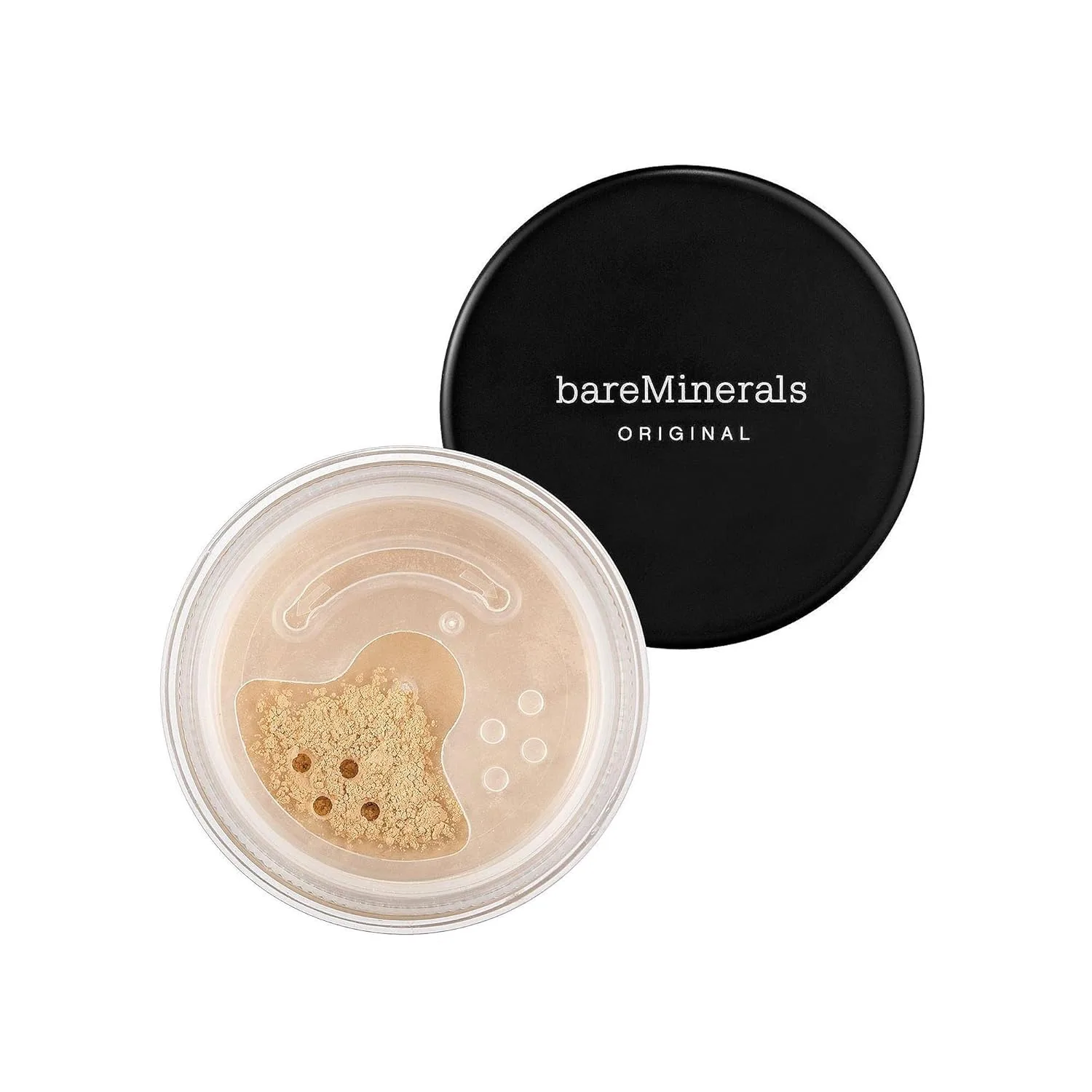 bareMinerals Original Loose Powder Foundation SPF 15, минеральная пудра для лица, легкое и плотное покрытие, без талька, некомедогенная, веганская, не тестируется на животных и дерматологами. 7.94 г (1 шт.), Light (08) — фото 2