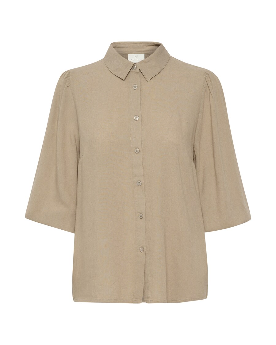 

Рубашка Kaffe Blouse KAmilia, бежевый