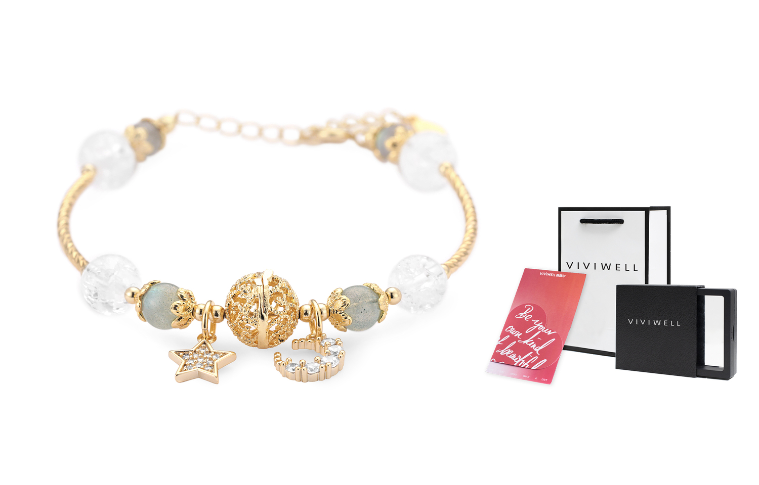 

Нишевый дизайнерский браслет для женщин VIVIWELL, золото