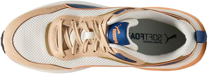 Мужские кроссовки PUMA Amplifier Retro со шнуровкой, повседневные - белые — фото 4