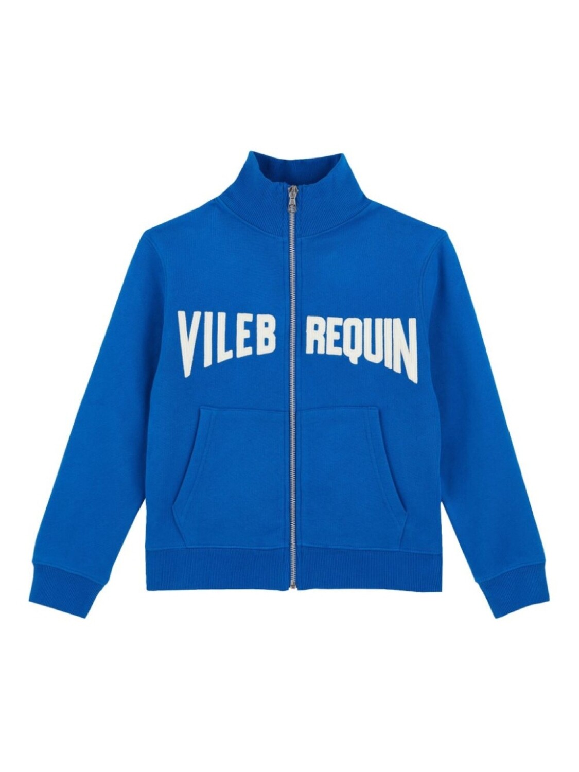 

Детская толстовка на молнии с вышитым логотипом Vilebrequin Vilebrequin Kids, синий