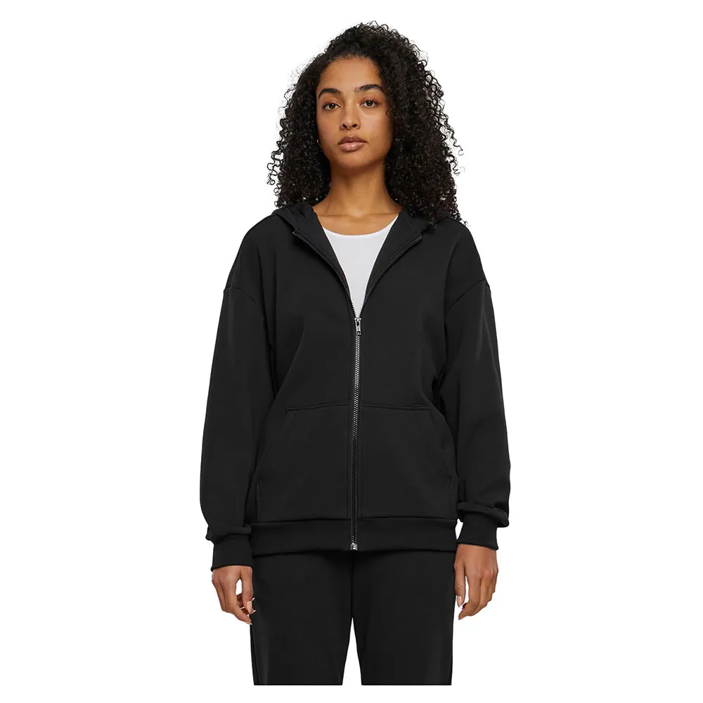 

Толстовка Urban Classics Cozy Oversized full zip, черный