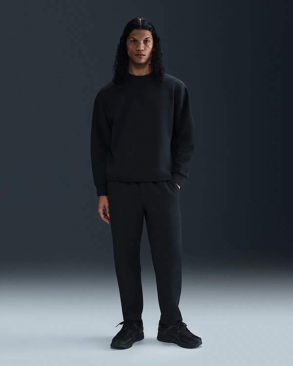 Мужские штаны Dri-FIT Nike 24.7 ImpossiblySoft, Black/Dark Smoke Grey