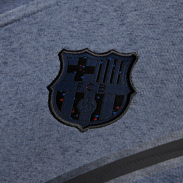 Куртка флисовая куртка windrunner fc barcelona tech Nike, серый — фото 4