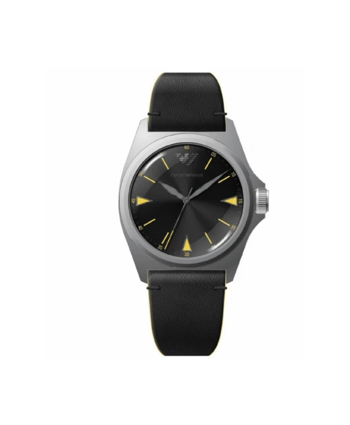 

Мужские кварцевые часы из нержавеющей стали. Emporio Armani, серый