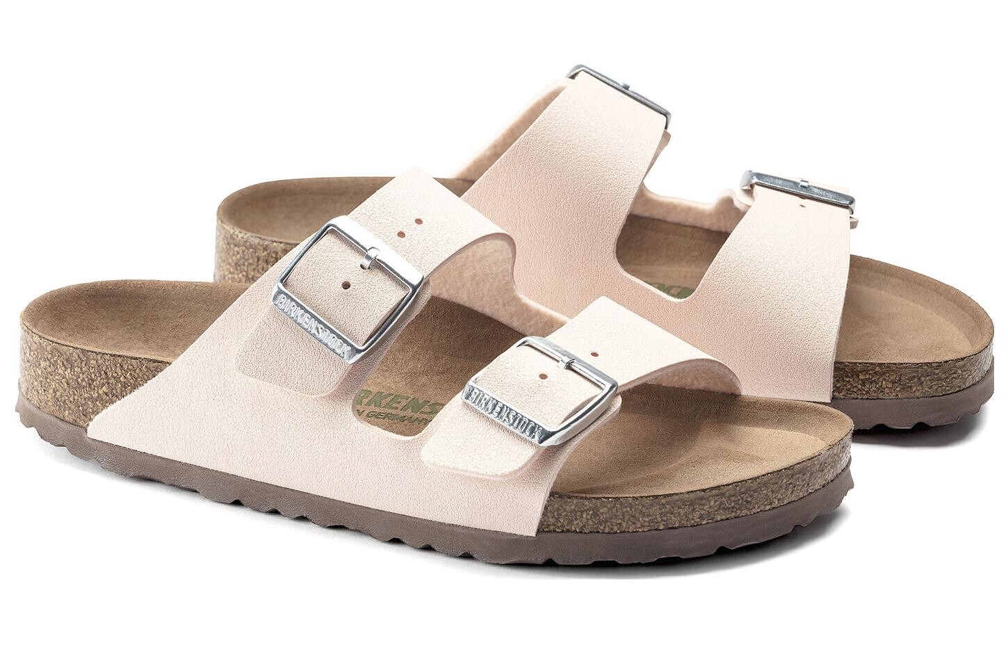 Сандалии с пряжками и застежкой-молнией Birkenstock, светло-розовый — фото 3