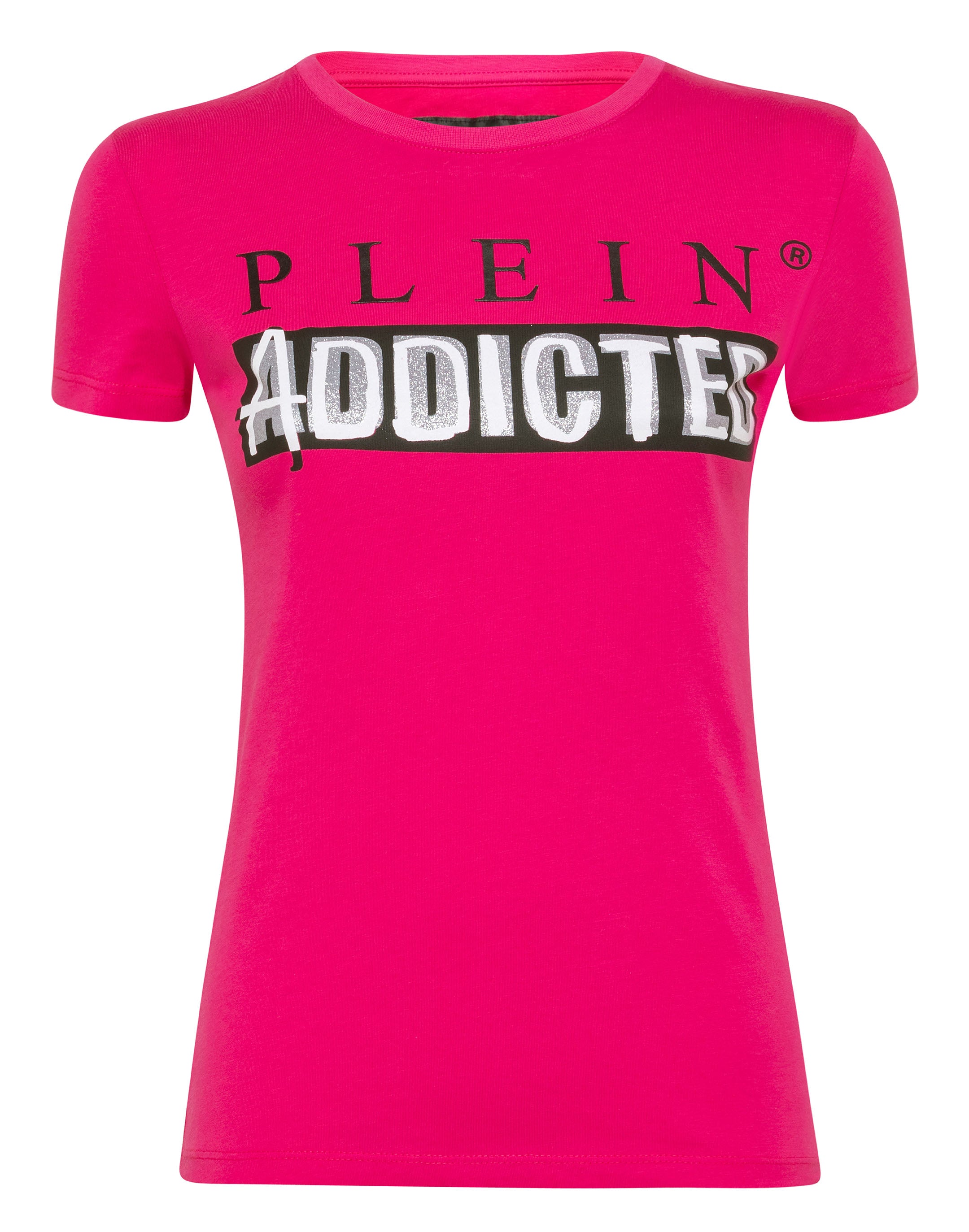 

Футболка с круглым вырезом SS Original PHILIPP PLEIN, розовый/розовый