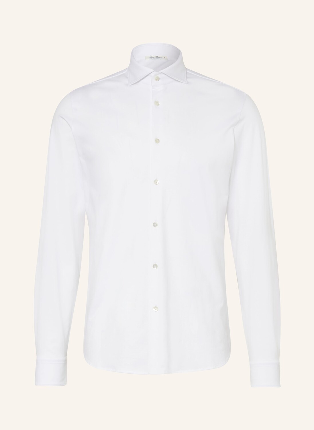 

Рубашка из джерси otis slim fit Stefan Brandt, белый