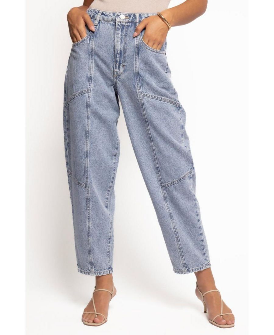 

Женские джинсы Ellis с высокой посадкой и широкими штанинами Petal and Pup, Roadtrip