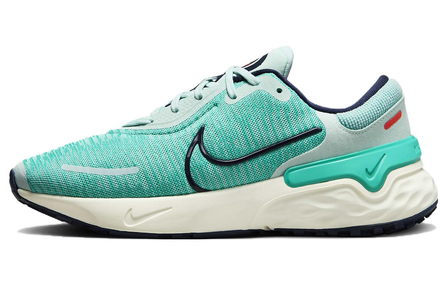

Кроссовки для бега Renew Run 4 женские с низким верхом светло-зеленые Nike