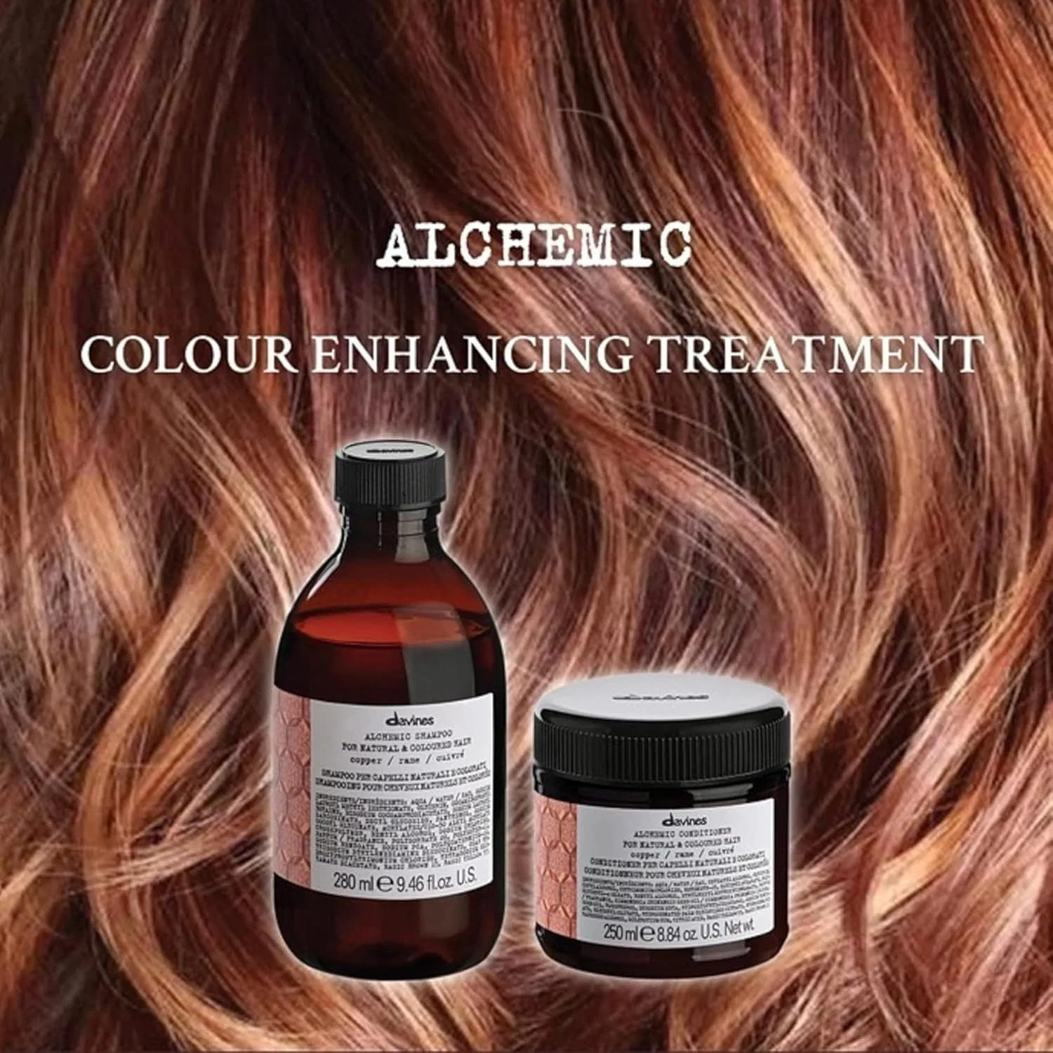 Кондиционер Alchemic «Copper» от Davines для натуральных и окрашенных волос Davines — фото 3