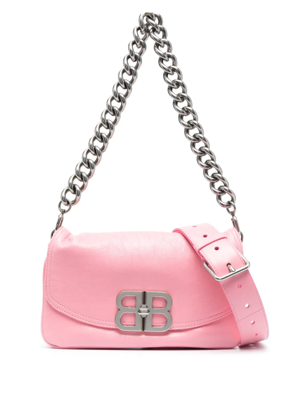 

Маленькая сумка на плечо BB Soft Flap BALENCIAGA, розовый