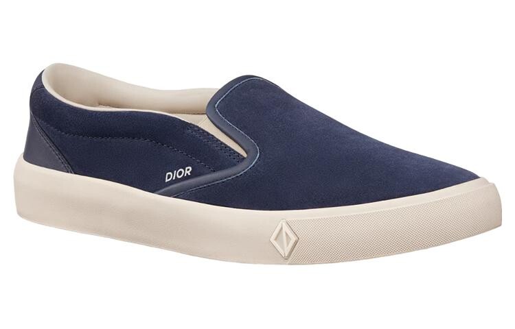 Туфли-лодочки из замши Dior, темно-синий — фото 3