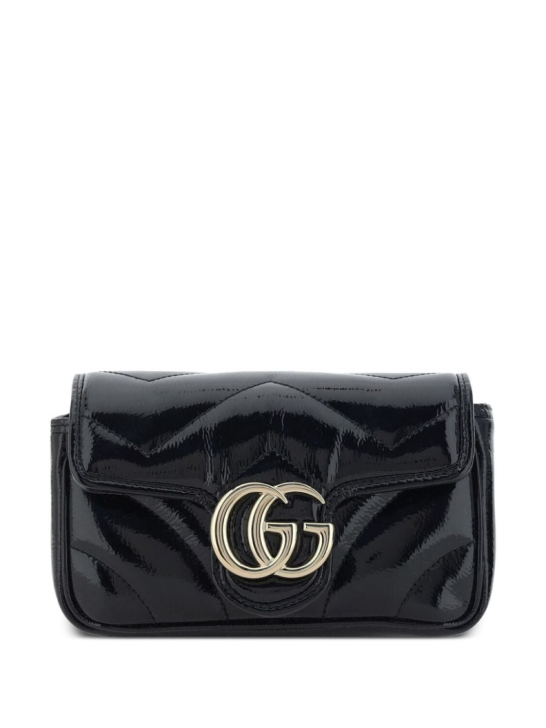 

Мини-сумка Gucci Super GG Marmont, черный