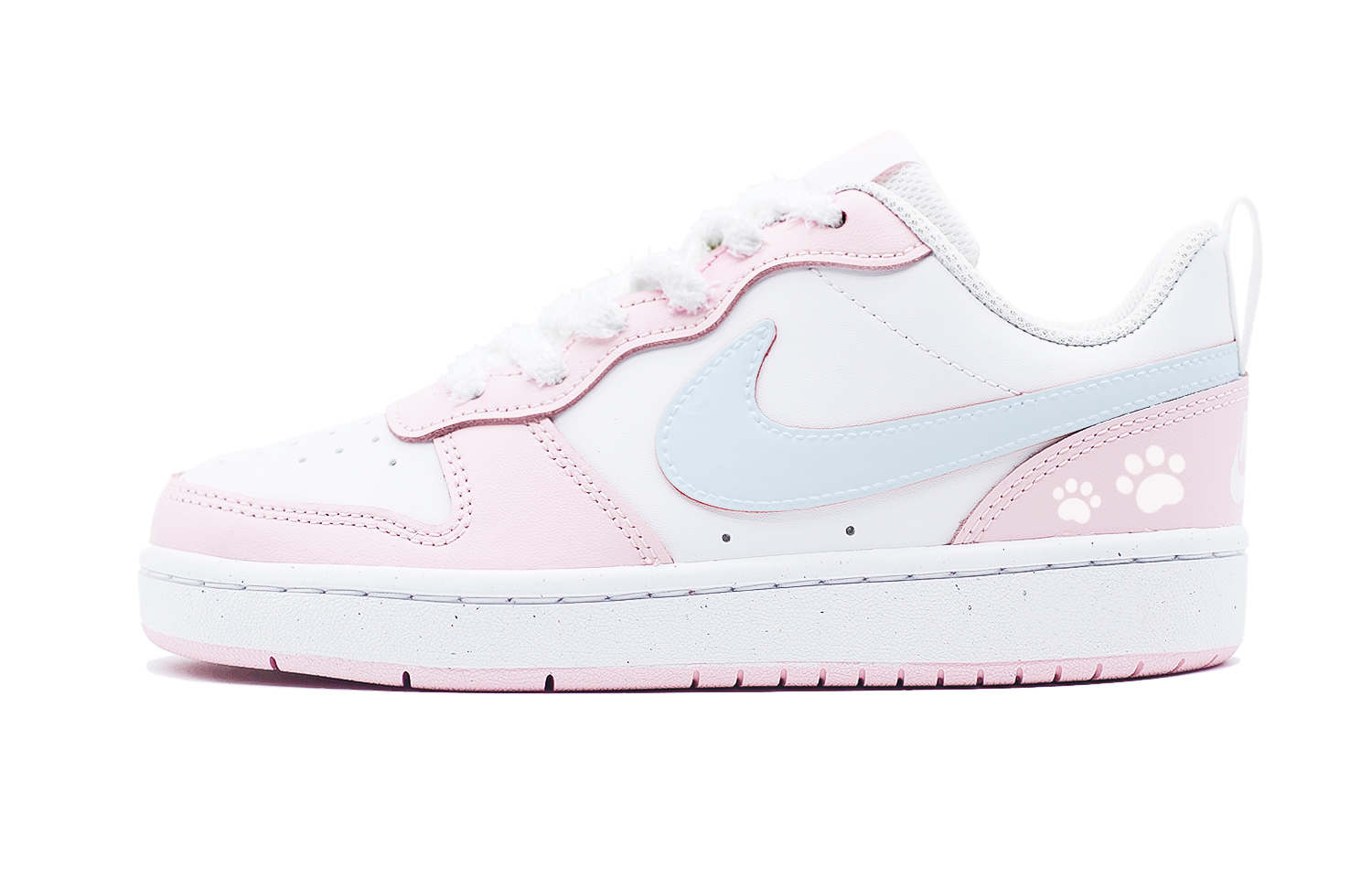 

Nike Кроссовки для скейтбординга Court Borough Low Top для подростков розово-голубые