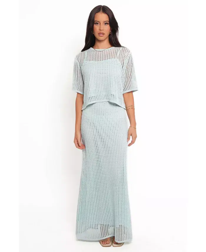 

Женский комплект с юбкой Kinnie Knit Petal and Pup, синий