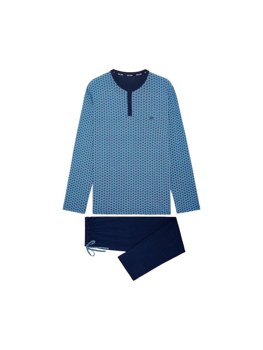

Длинная пижама HOM Martinez Long Sleepwear, синий