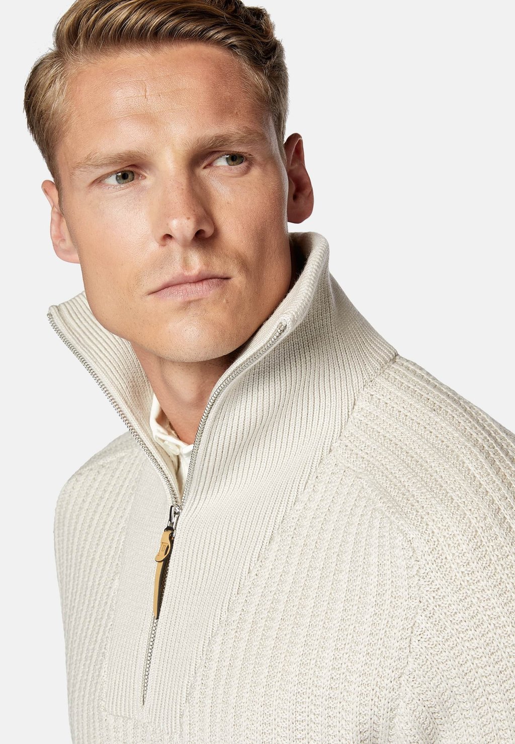

Джемпер HALF ZIP Boggi Milano, песочный