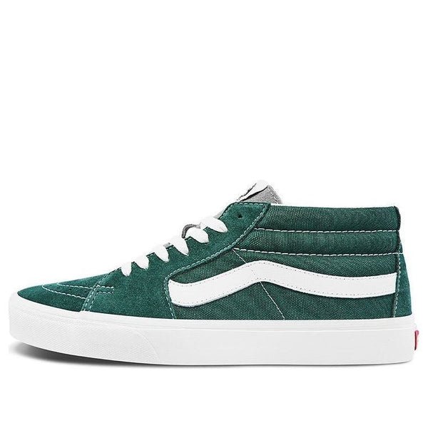 

Кроссовки sk8-mid classic mid-top casual skate shoes green Vans, зеленый