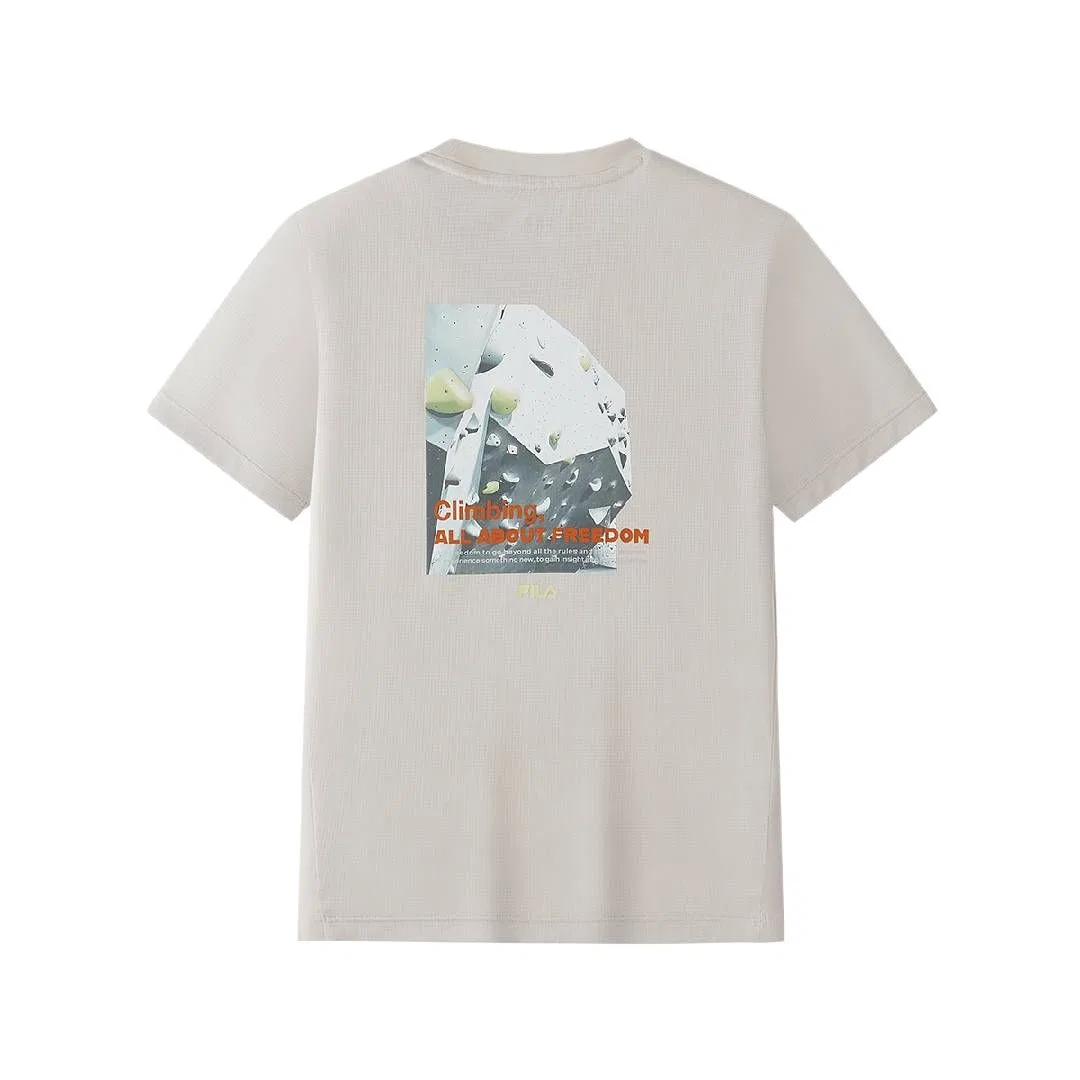 Футболка повседневная FILA KIDS Scroll Brown — фото 3