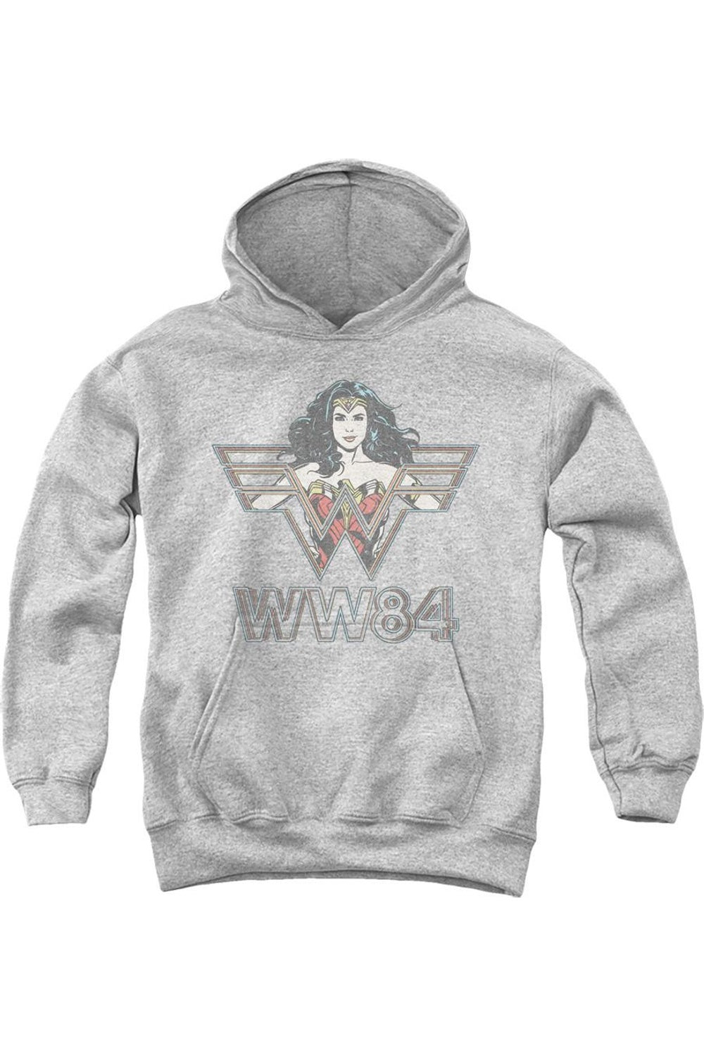 

Толстовка с капюшоном Wonder Woman 84 In Symbol Youth Gildan, Athletic Heather
