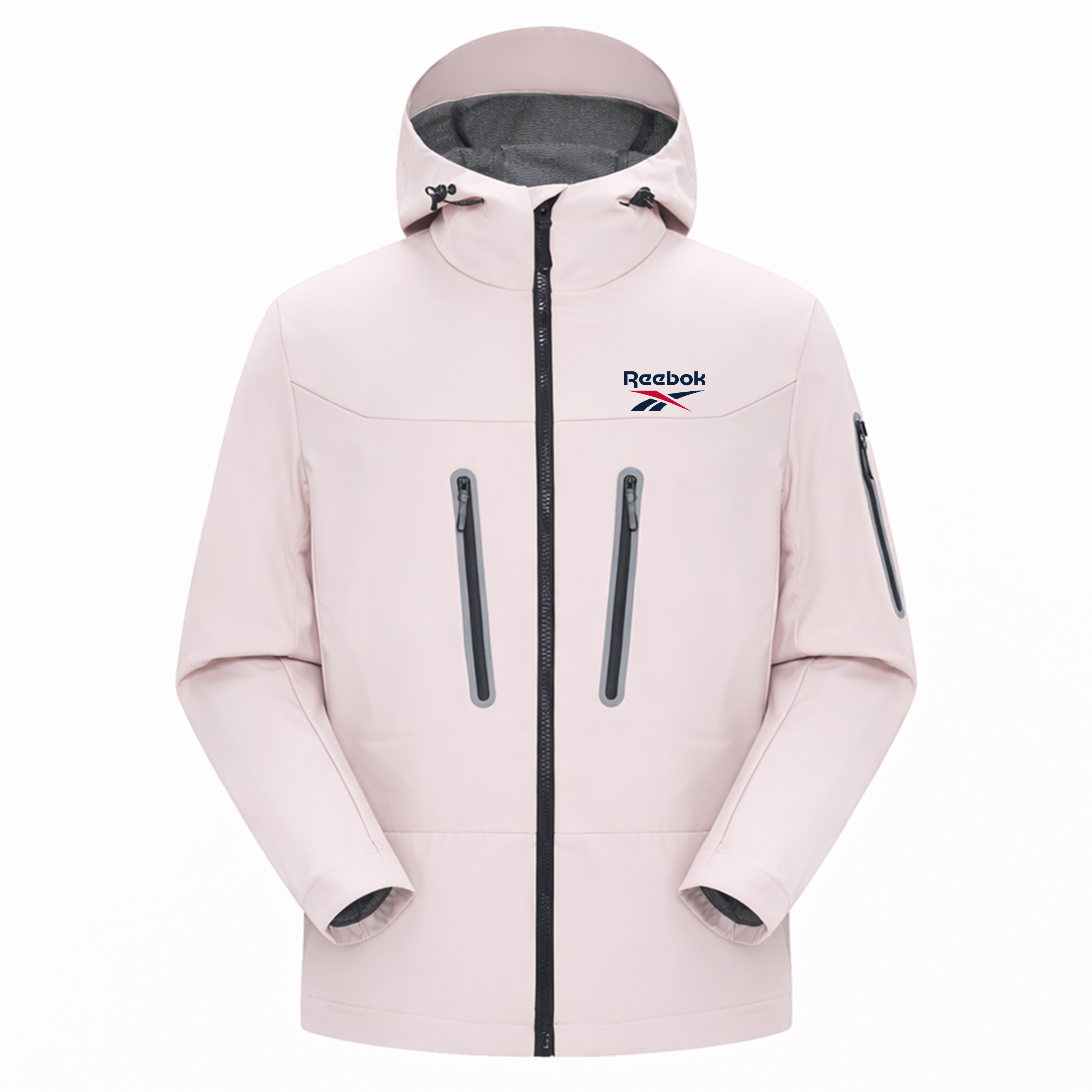 

Куртка Unisex Hooded Moderate Soft Shell Reebok, светло-розовый