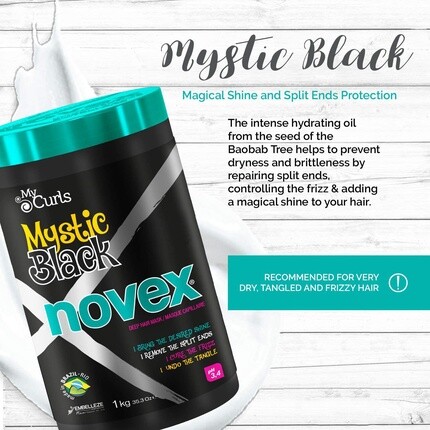Маска для волос Mystic Black By Hair 1 кг, Novex — фото 2