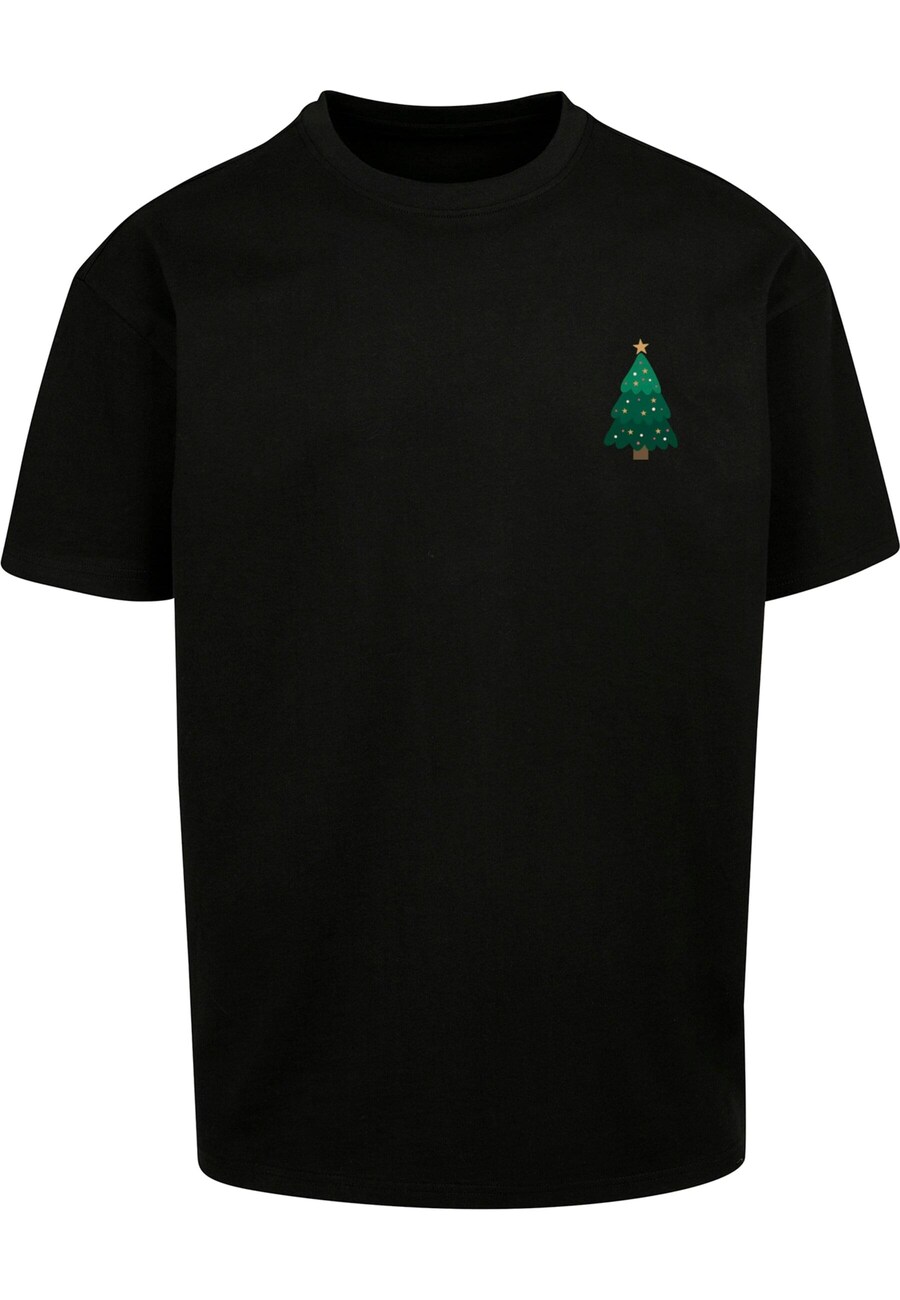 

Классическая футболка Merchcode Shirt Christmas Holly Jolly Mood, черный