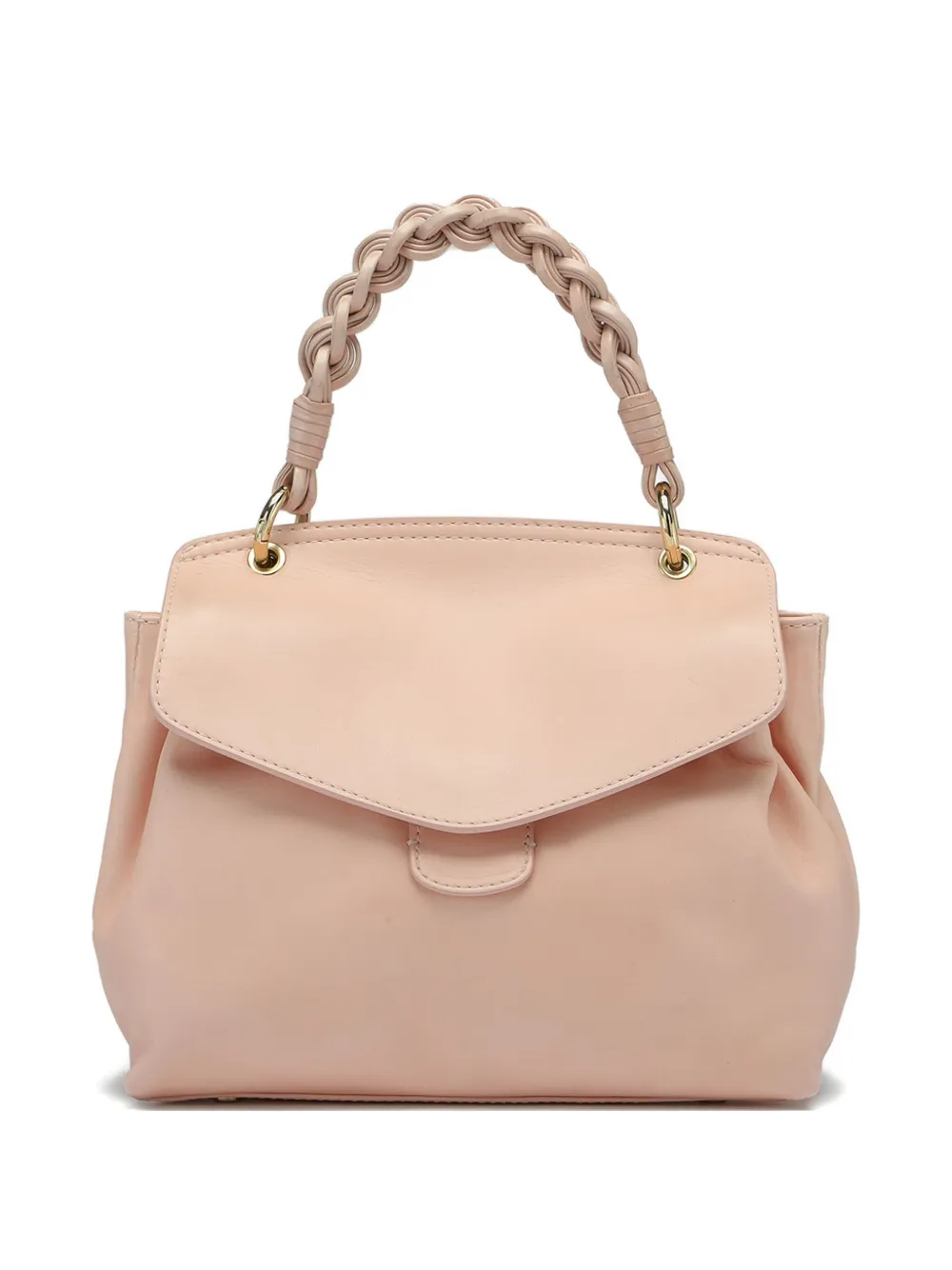 

Сумка на плечо с плетеной ручкой Officine Creative, розовый