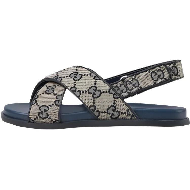 Кеды из канваса Low Top Sandal Beige Kids' GUCCI