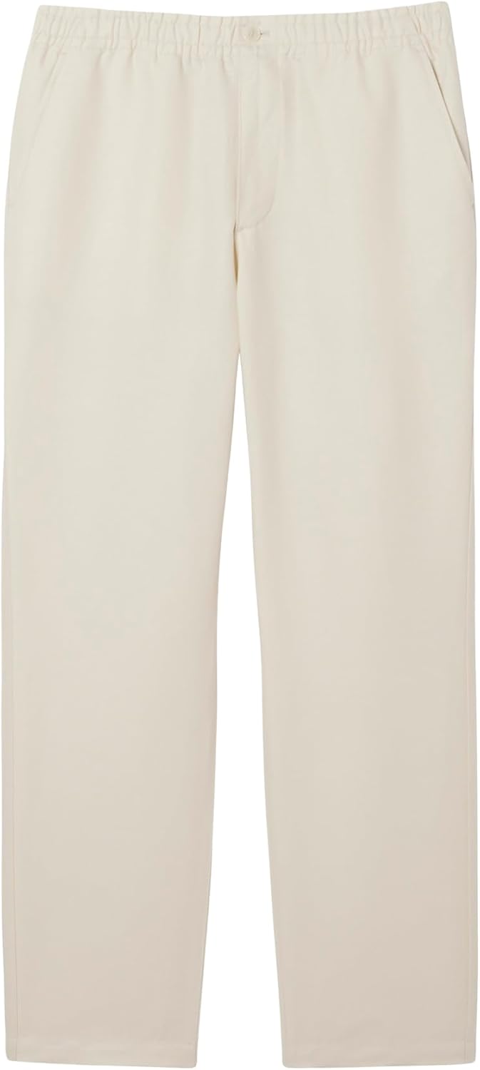 

Lacoste мужские брюки Regular Fit из льняного твила, Naturel Clair