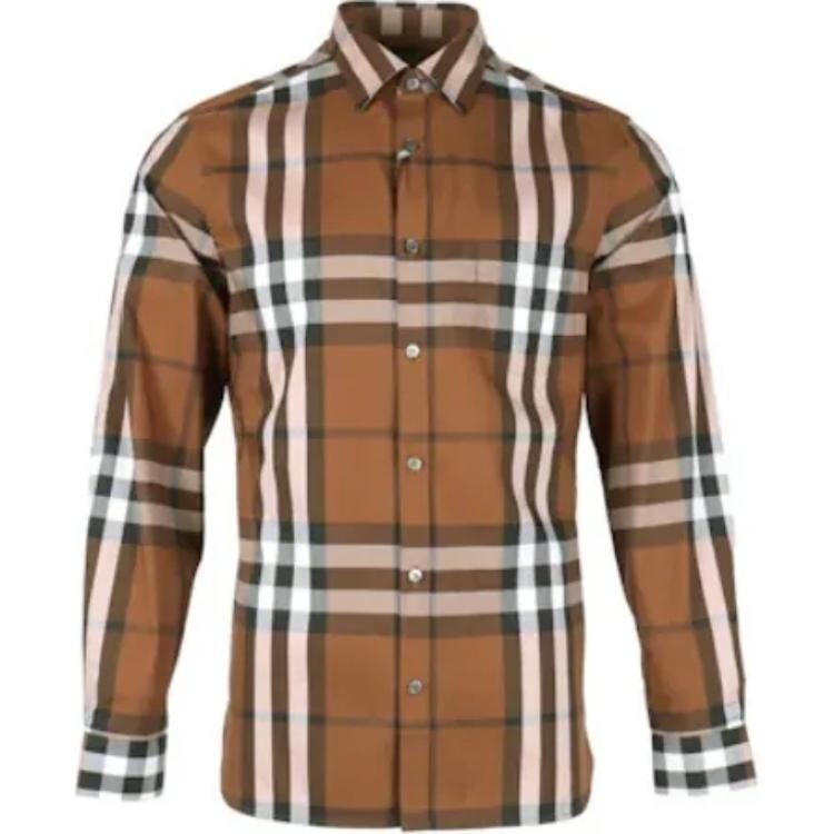 

Мужская рубашка Burberry, цвет Brown