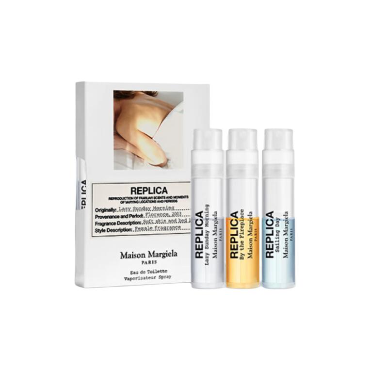 

Maison Margiela Набор мини-пробников духов с долговременным ароматом eau de toilette iris white musk 1,2 мл+1,2 мл+1,2 мл